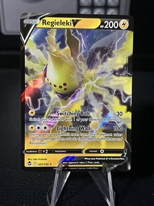 Pokémon TCG Regieleki V Silberner Sturm 057/195 Holo Ultra Rare - Bild 1 von 2