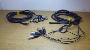 2 cables de serpiente XLR extremos abiertos de 10 pies - Imagen 1 de 3