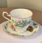 Tasse à thé vintage Royal Albert avec sauce chansons britanniques traditionnelles Bonnie Banks