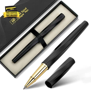 - Luxury Pen, Black Ink, Fancy Pen, Fancy Pens for Women, Nice Pens for Men, Eas - Picture 1 of 8