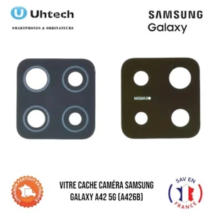 Vitre Cache Caméra Samsung Galaxy A42 5G (A426B) Noir - Picture 1 of 1