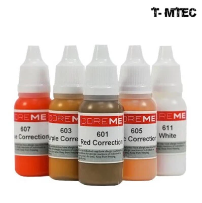 Doreme Microblading Pigment KORREKTOR rot blau korrigierende Tinte Permanent Make-up