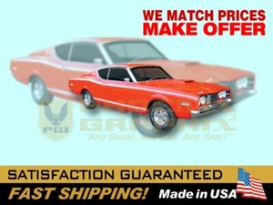 compatible with ,1968 Cyclone GT Upper Stripes Decals & Stripes Kit - Picture 1 of 1