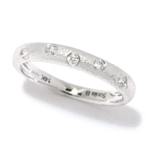 Sonia Bitton Galerie de Bijoux 14K Gold 0.12ctw Diamond Ring - Picture 1 of 6