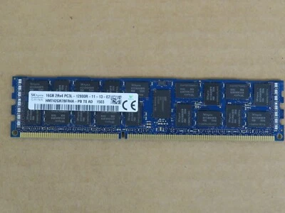 SK HYNIX 16GB DDR3 PC3L-12800R SERVER MEMORY (HMT42GR7BFR4A-PB) - Image 1 of 4