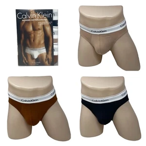 Calvin Klein Modern Cotton Stretch 3 Pack Hip Brief Men's Underwear NB2379901 - Picture 1 of 8