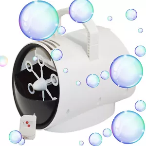 Kids Outdoor Indoor Party Automatic Bubble Blower Blaster Maker Machine Toy - Picture 1 of 9