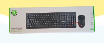 Brand New Gecko WIRED Keyboard Mouse Combo 2.4Ghz Multimedia Key - Image 1 of 4