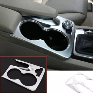 Silver ABS Center Water Cup Holder Trim For Mercedes Benz GLK Class X204 2008-15 - Bild 1 von 11