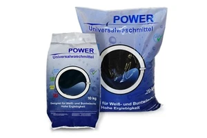 Power Universal Waschmittel 10 kg oder 20 kg, Pulver für Weiß- und Buntwäsche - Bild 1 von 9
