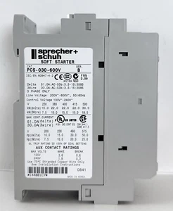 Sprecher Schuh  PCS-030-600V Smart Motor Controller 200-600V 3 Phase 50/60 HZ - Picture 1 of 7
