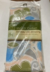 NEW Home Collection Multi Color Floral Plastic Shower Curtain 70" X 72" - Picture 1 of 2