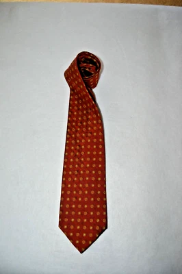 NORDSTROM Talbott HECHO EN ROJO/ORO EE. UU. - CORBATA Foto 1 de 4