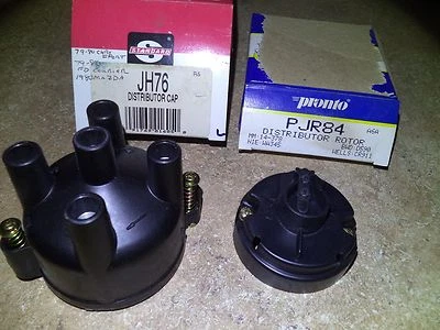 JH76 DISTRIBUTOR CAP JR84 ROTOR 80 MAZDA 79-80 FORD COURIER CHRY IMPORT         - Image 1 of 3