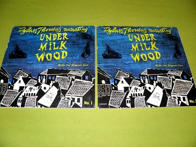 Dylan Thomas - Under Milkwood - No. 1 & No. 2 / 1958 UK "Caedmon" 2xLP / Poetry - Image 1 of 4