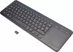 Microsoft Wireless All In One Media Keyboard with Touchpad Italian QWERTY Layout - Picture 1 of 8