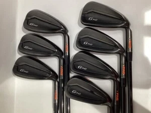 Ping G710 Iron Set 7pcs 4-9,W Flex R Regular ALTA DISTANZA BLACK 40 - Picture 1 of 6