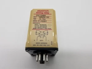 Agastat SSC12ABA 120vac/ 28dc .5 - 15sec timing relay-used OFF RELAY - Picture 1 of 4