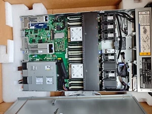 Lenovo system x3550 m5 – Dual Xeon, 32GB RAM, 2x 300GB SAS, Dual PSU, Rack Kit - Bild 1 von 6