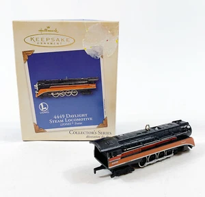 Locomotora de vapor Hallmark 2003 Lionel 4449 Daylight 🚂 Adorno de Navidad QX8087 - Imagen 1 de 8