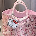Cartoon Hello Kitty Canvas Bag Shoulder Women Trend Fashion Shoulder Saddle Bag