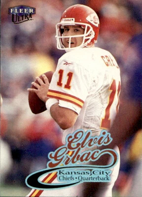 1999 Ultra Elvis Grbac 121 Kansas City Chiefs - Image 1 of 2