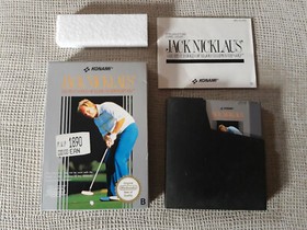 JACK NICKLAUSS GOLF  - PAL B - COMPLETE CIB  - NES-100% ORIGINAL - RARE!!