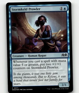 FOIL - MTG Stormkeld Prowler 71 - Wilds of Eldraine - Picture 1 of 1