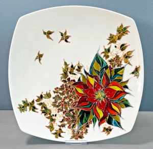 Hand Painted Selva Plate Porcelain Just Beautiful Make Great Gift - Picture 1 of 10