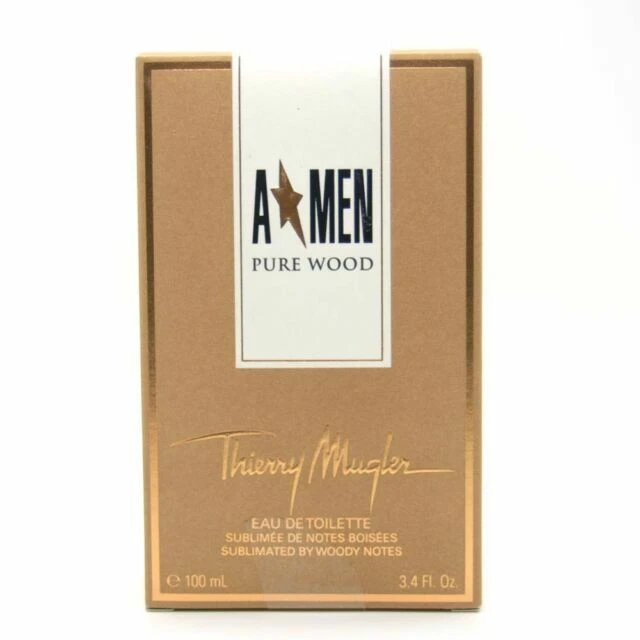 A*MEN PURE WOOD de Thierry Mugler 3,4 OZ/100 ML EAU DE TOILETTE EAU DE TOILETTE EAU DE TOILETTE SPRAY NUEVO EN CAJA Foto 1 de 1