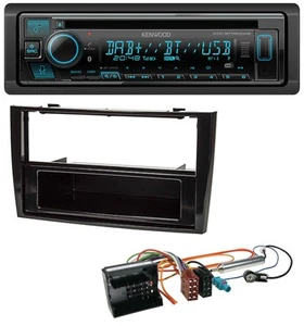Kenwood Bluetooth DAB CD MP3 USB Autoradio für Peugeot 308 (2007-2009) schwarz - Bild 1 von 7