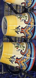 Tazas de café 5 euros de cerámica colección Zanzíbar pintadas a mano  - Imagen 1 de 7