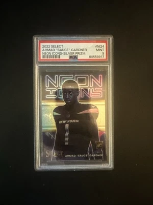 2022 Panini Select - Neon Icons Ahmad Gardner #NI-24 Silver Prizm (RC) - Image 1 of 2