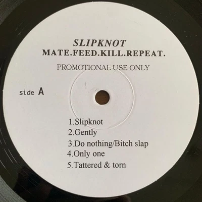 Slipknot Mate Feed Kill Repeat Vinyl LP Record Plain Sleeve Jacket Rare - Image 1 of 3