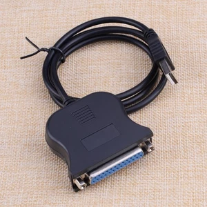 USB auf DB25 Parallel Adapter LPT DB25 Drucker Kabel / Adapter Konverter - Afbeelding 1 van 3