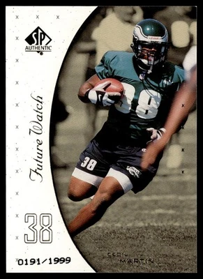 1999 SP Authentic Rookie Cecil Martin 191/1999 #137 - Image 1 of 2