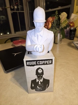 APOLOGIES TO BANKSY : RUDE COPPER : 6" URBAN VINYL FIGURE : DIY - Image 1 of 4