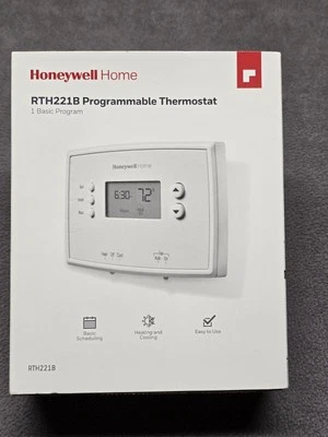 Honeywell Home RTH221B Programmable Thermostat Digital Display - Image 1 of 4