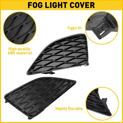 CONJUNTO DE TAMPA DE GRADE DE FURO PARA FAROL DE NEBLINA DIANTEIRO PARA 2009-2010 TOYOTA COROLLA - Imagem 1 de 4