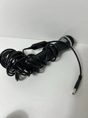 Guitar Hero USB Microphone E-UR20 Xbox 360 PS3 Wii Mic Red Octane Black - Image 1 of 3