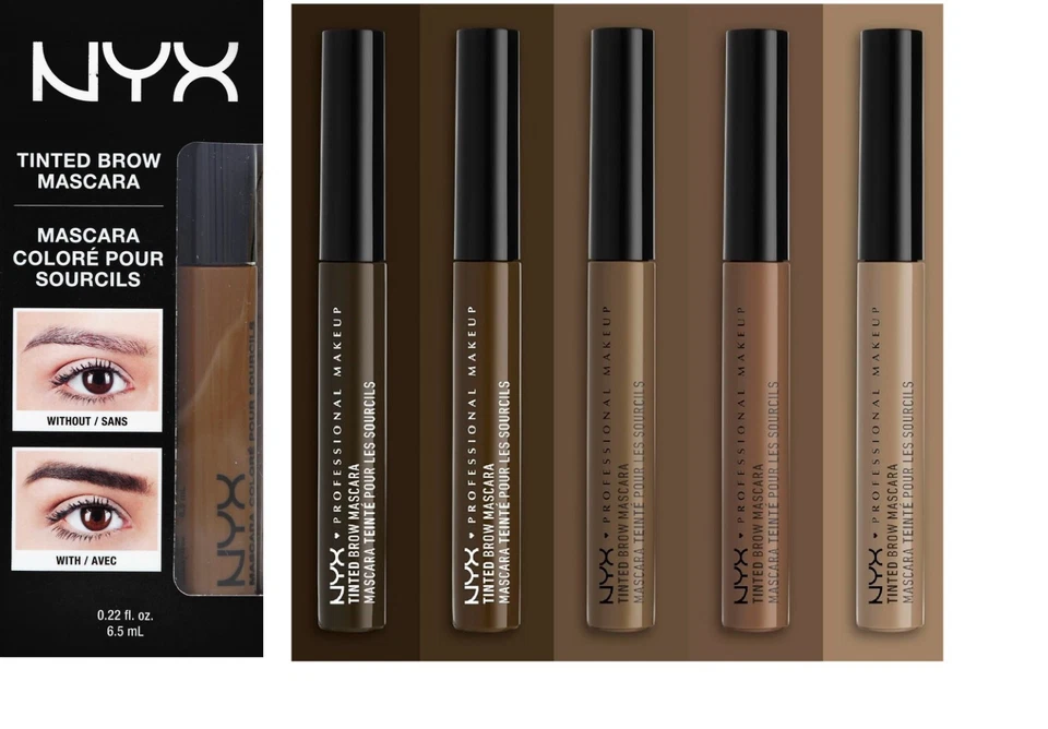 NYX Professional Makeup Tinted Brow Mascara 6.5ml **CHOOSE YOUR SHADE** - Image 1 of 1