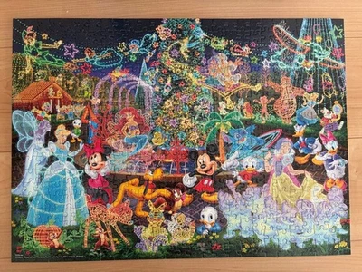 Disney 300-Piece Glow-in-the-Dark Jigsaw Puzzle with Characters, Excellent Cond - Image 1 of 2