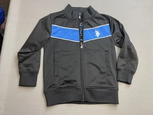 US Polo Assn Jacket Youth 4 Full Zip Track Athletic Polyester USPA USPA - Picture 1 of 8
