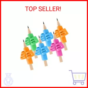 Pencil Grips - 6 Pack Pencil Grips for Kids Handwriting, Ergonomic Writing Train - Picture 1 of 2