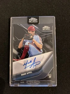 Mark Appel Phillies Rookie Auto Encased CBA-MA 2023 Topps Chrome Black - Picture 1 of 2