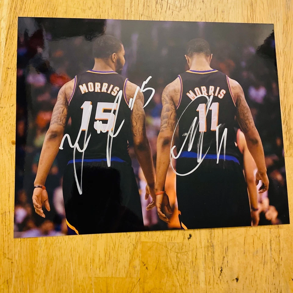 FOTO 8X10 FIRMADA/AUTOGRAFIADA POR MORRIS TWINS MARKEIF & MARCUS ¡BONITA!! Foto 1 de 1