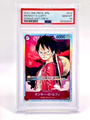 [PSA10] Luffy SR ST01-012 Straw Hat Crew - Image 1 of 2