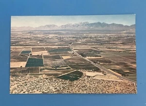 Aerial View, Las Cruces, Doña Ana County, NM New Mexico PETLEY Postcard - Picture 1 of 2