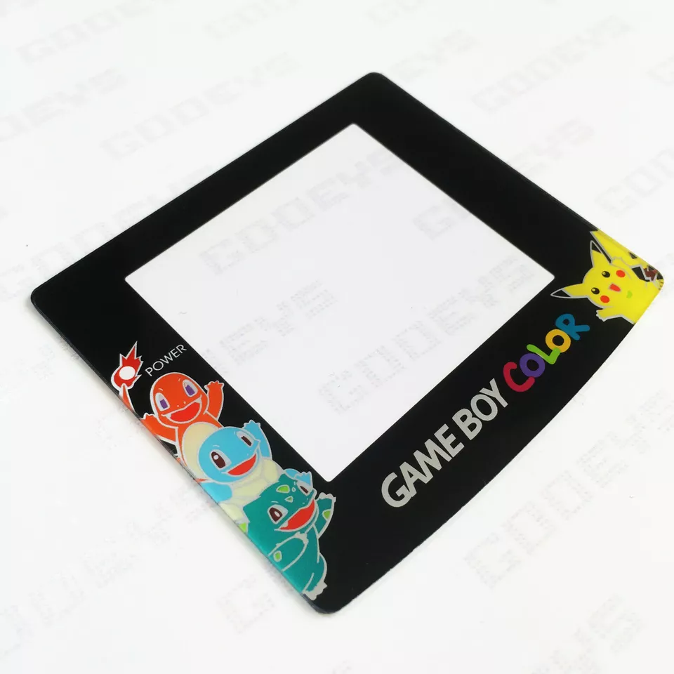 Nintendo Game Boy Color GBC Screen Lens Protector Pokemon Pikachu Squirtle NEW - Image 1 of 1