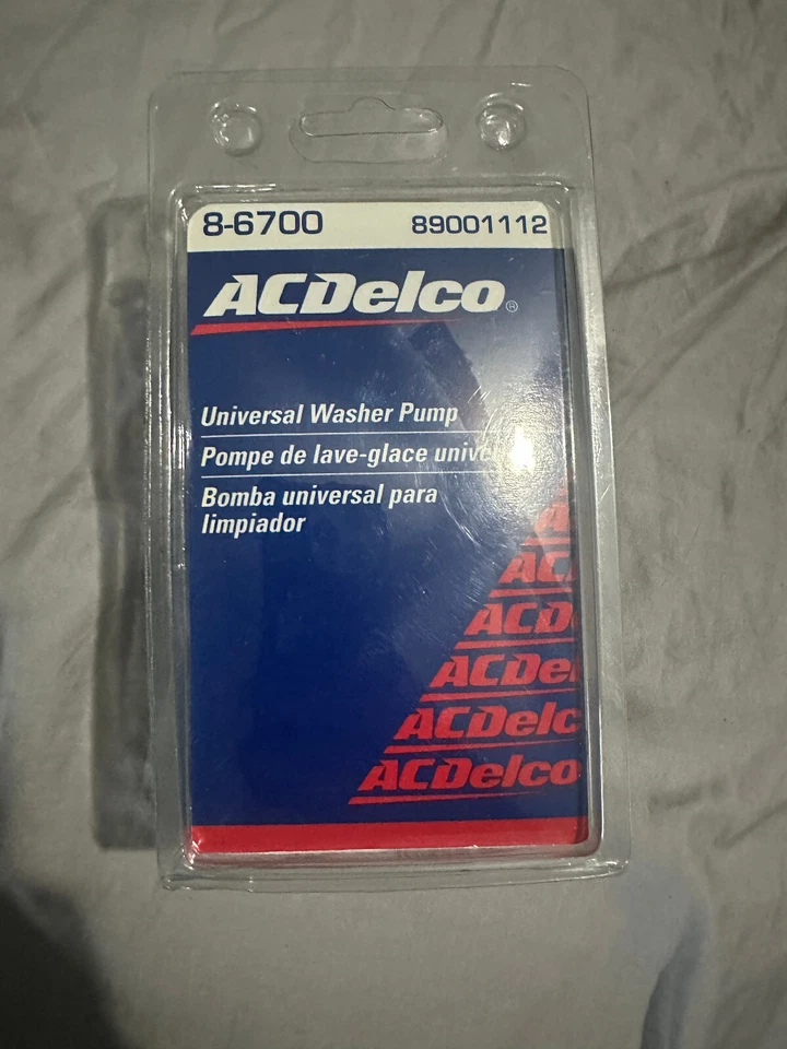 Bomba lavadora parabrisas AC Delco nueva 8-6700 89001112 Foto 1 de 4